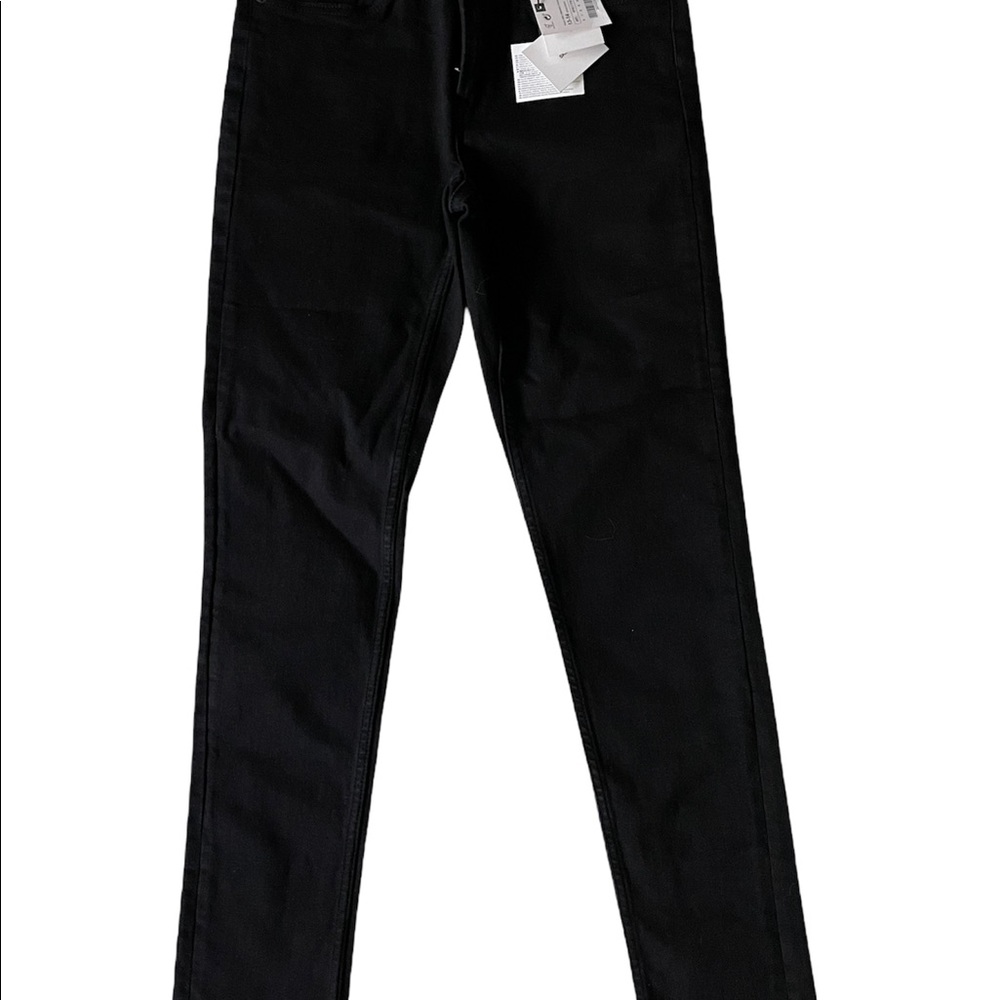 ZARA skinny stretch black pants  13/14 - NEW